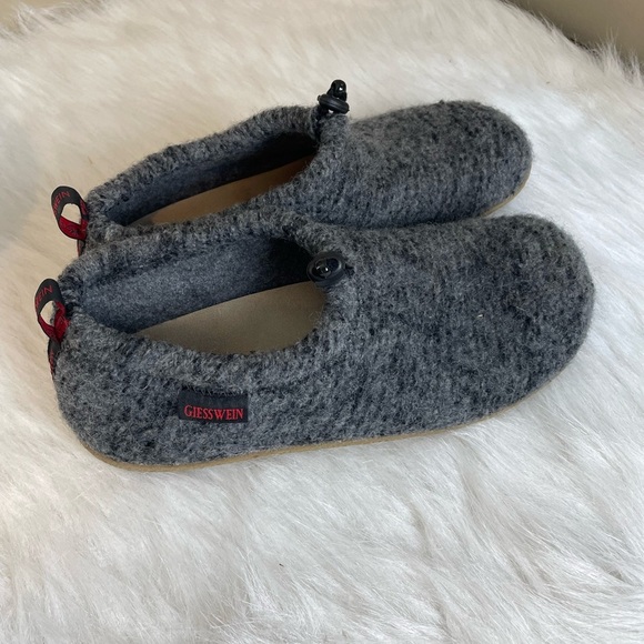 Giesswein Men\'s Gray Wool Slip-On Casual slippers 10 main image 7